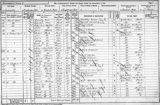 1891 UK census